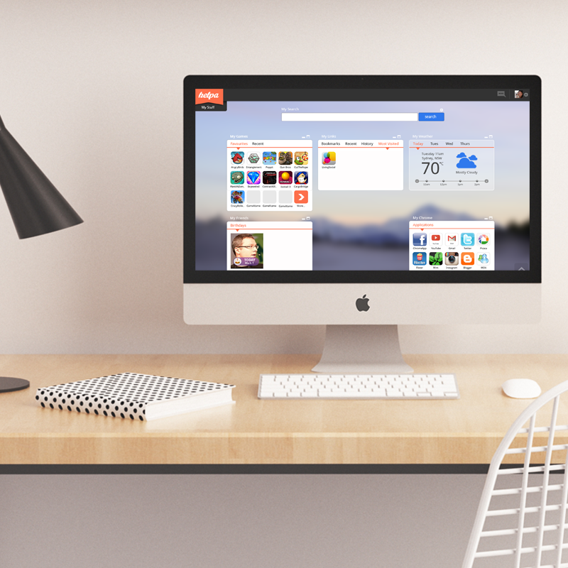 Helpa — product screen