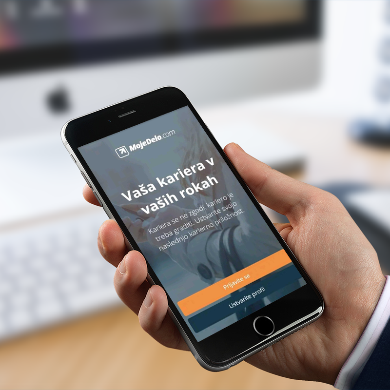MojeDelo.com — product screen